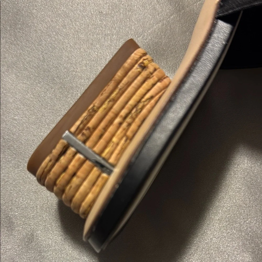 Franco Sarto Black Leather Mules - Picture 4 of 8